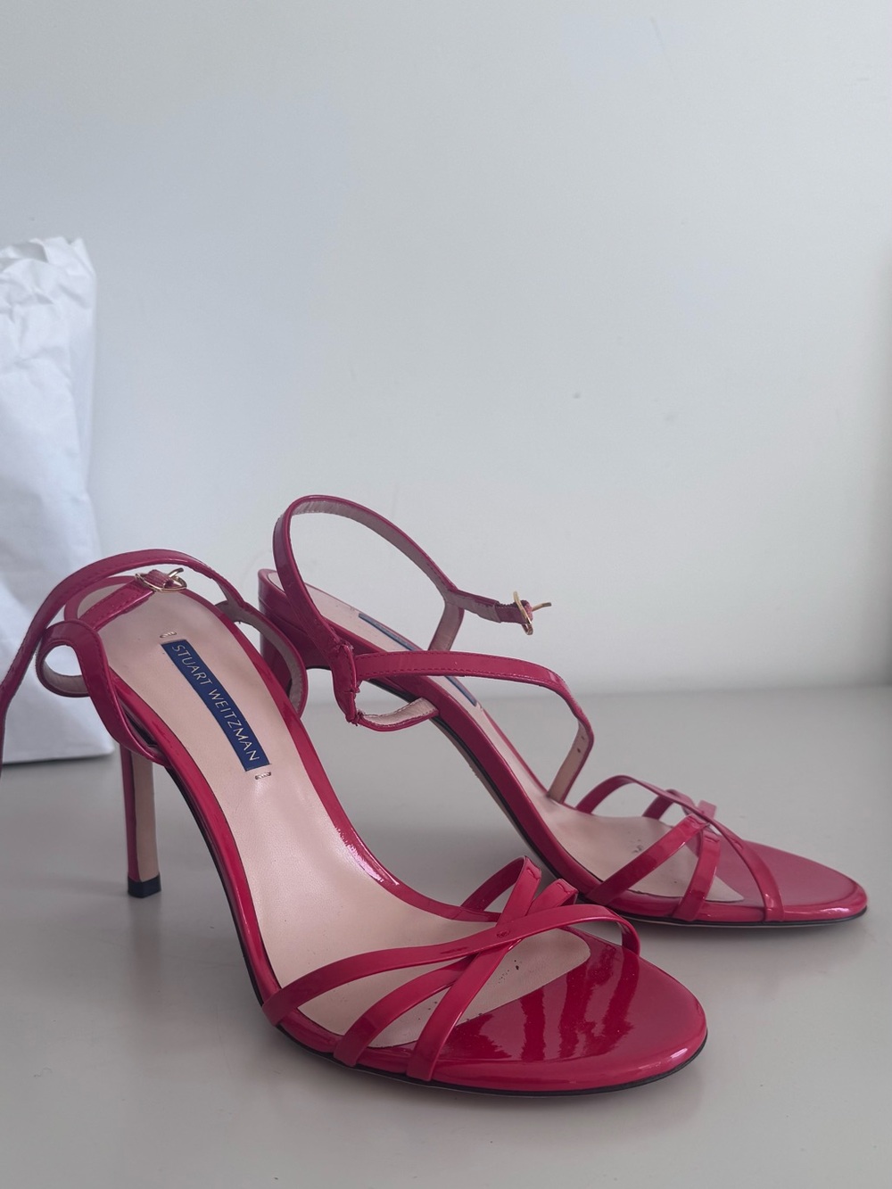 Stuart Weitzman Red Sandals 38,5